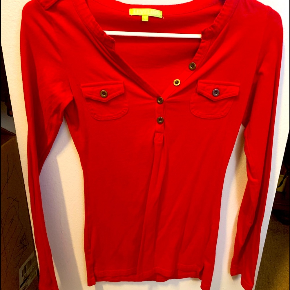 Red long sleeve shirt - Picture 1 of 1